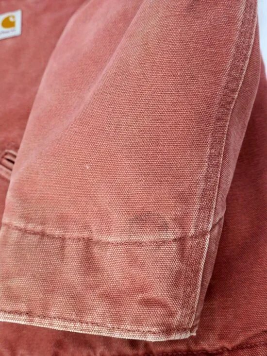 Carhartt Detroit Jacket Women’s XL Vintage Y2K Rose Salmon Pink WJ097 VRS - Picture 7 of 14